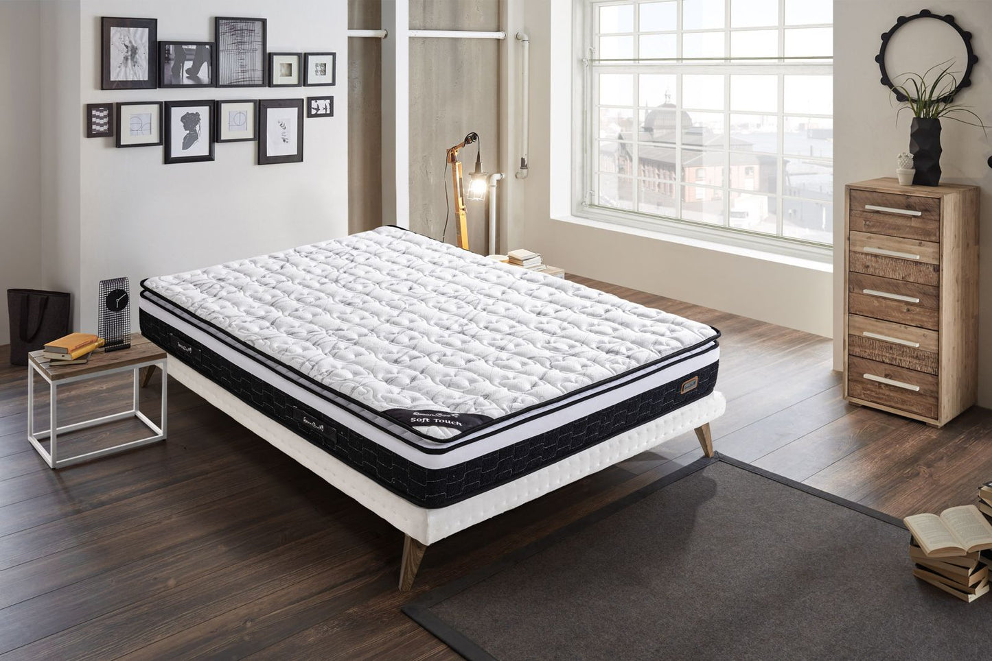 Mattress Pocket Spring and Memory Foam Vacuumed