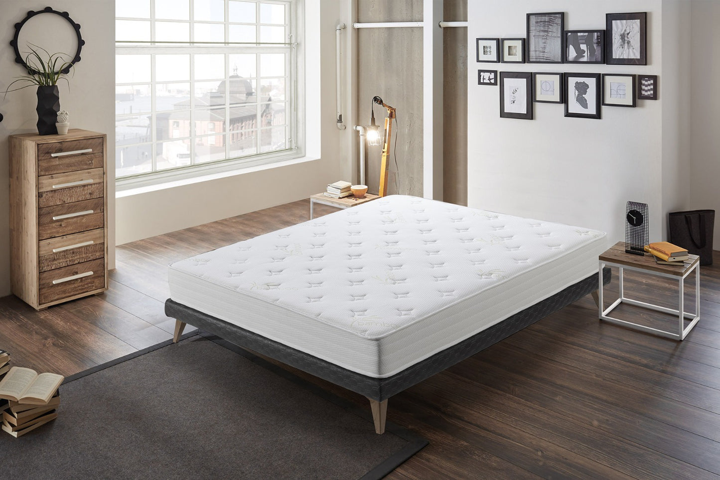 Bamboo Fabric Pocket Spring Mattress-3 Zone Support